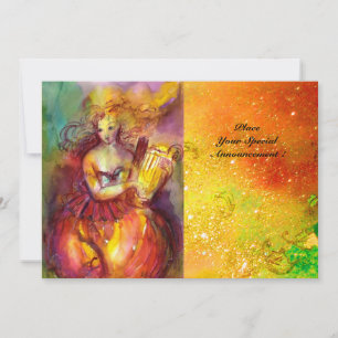 SAPPHO, TANZ, MUSIK UND POETRY, Glitzern Einladung