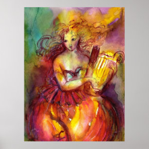 SAPPHO, TANZEN, MUSIK UND POETRY POSTER