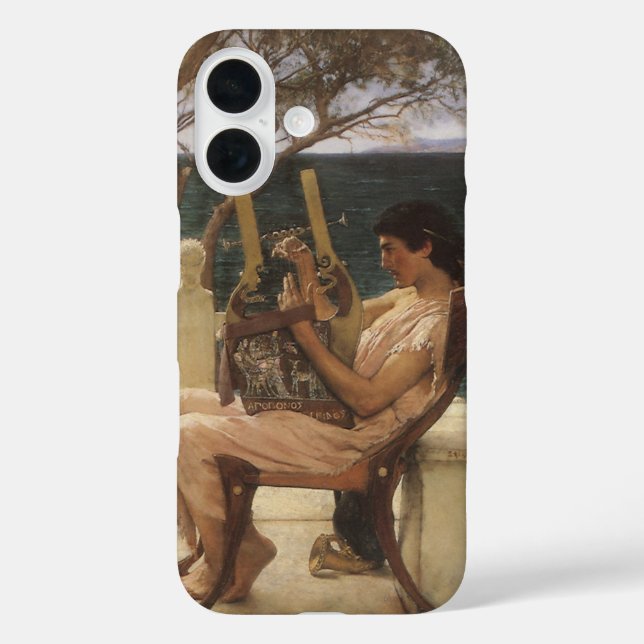Sappho und Alcaeus von Sir Lawrence Alma Tadema Case-Mate iPhone Hülle (Rückseite)