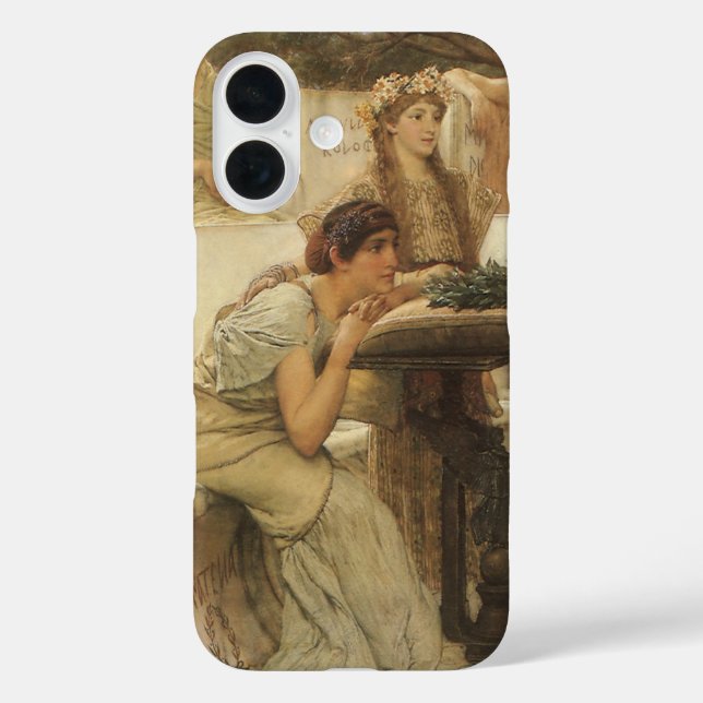 Sappho und Alcaeus von Sir Lawrence Alma Tadema Case-Mate iPhone Hülle (Rückseite)