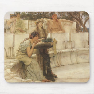 Sappho und Alcaeus von Sir Lawrence Alma Tadema Mousepad