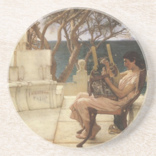 Sappho und Alcaeus von Sir Lawrence Alma Tadema Untersetzer