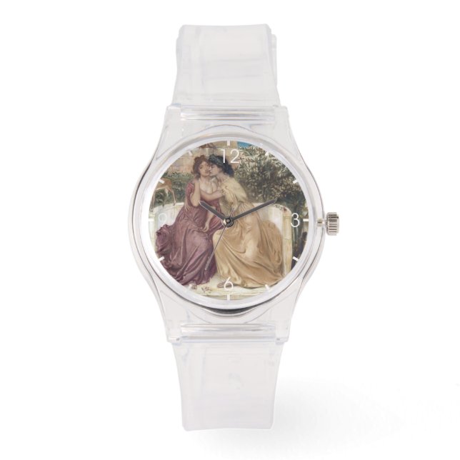 Sappho und Erinna in einem griechischen Garten (le Armbanduhr (Vorderseite)