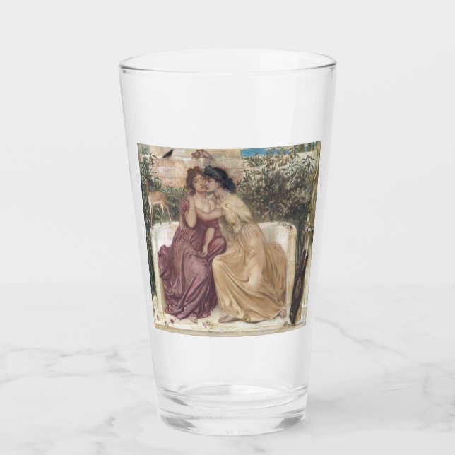 Sappho und Erinna in einem griechischen Garten (le Glas (Vorderseite)