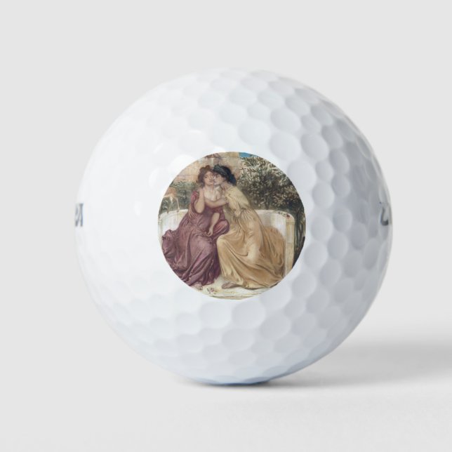 Sappho und Erinna in einem griechischen Garten (le Golfball (Vorderseite)