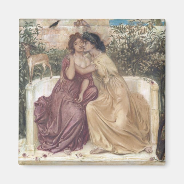 Sappho und Erinna in einem griechischen Garten (le Magnet (Vorne)