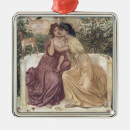 Sappho und Erinna in einem griechischen Garten (le Ornament Aus Metall