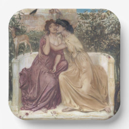 Sappho und Erinna in einem griechischen Garten (le Pappteller