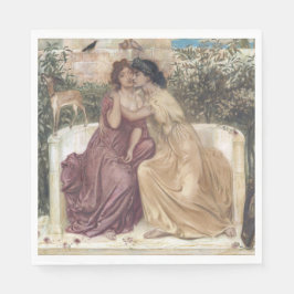 Sappho und Erinna in einem griechischen Garten (le Serviette