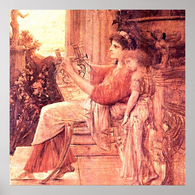 Sappho von gustav klimt, Vertretung des Griechisch Poster (Vorne)