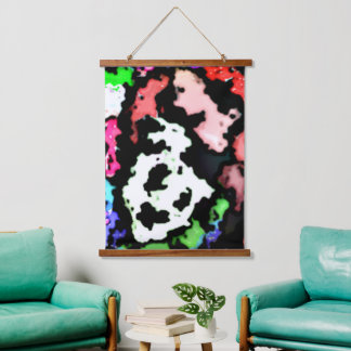 Sappy MF: Das unsichtbare Lächeln Wandteppich Mit Holzrahmen