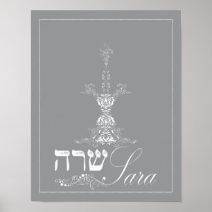 Sara Candle Art Poster