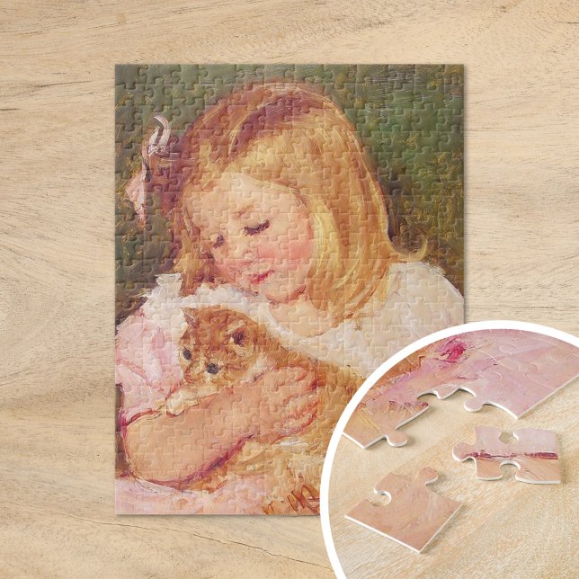 Sara Holding a Cat | Mary Cassatt Puzzle (Von Creator hochgeladen)