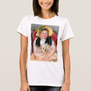 Sara mit ihrem Hund, Cassatt T-Shirt