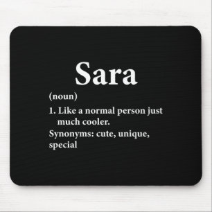Sara Name Definition Lustig D Mousepad