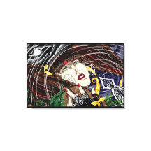 Sara-Rose am Teich gepflasterte Canvas-Prints