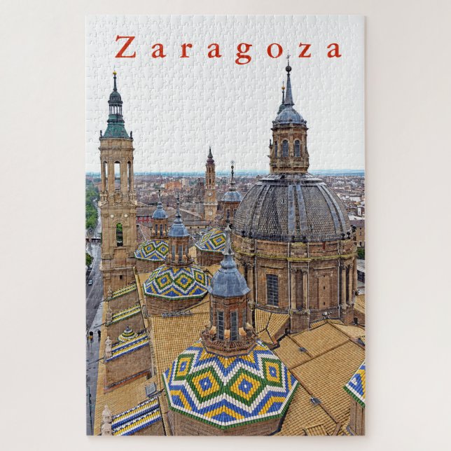Saragossa. Die Kathedrale unserer Dame der Säule Puzzle (Vertikal)