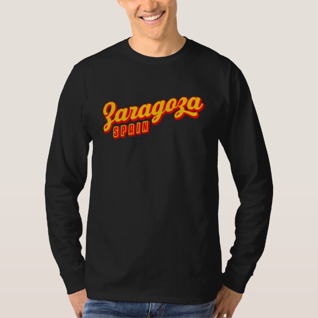 Saragossa Spanien T-Shirt (Vorderseite)