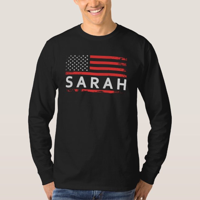 SARAH AMERICAN FLAG FOR SARAH T-Shirt (Vorderseite)