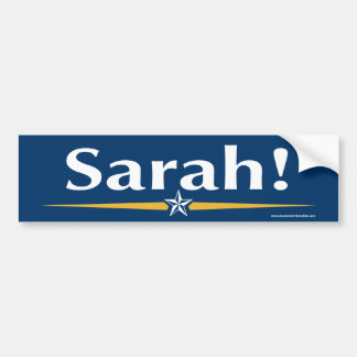 Sarah! Autoaufkleber