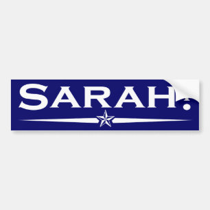 Sarah-Autoaufkleber Autoaufkleber