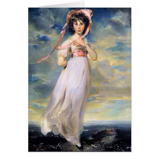 Sarah Barrett Moulton "Pinkie" 1794 durch Lawrence (Vorne)