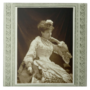 Sarah Bernhardt (1844-1923), von 'Galerie Contemp Fliese