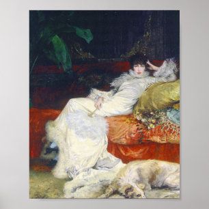 Sarah Bernhardt - 1876 Portrait Poster