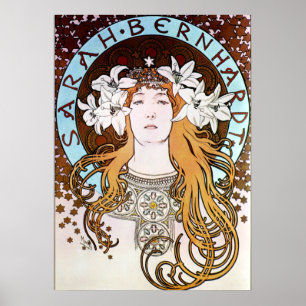 Sarah Bernhardt - Alphonse Mucha Poster
