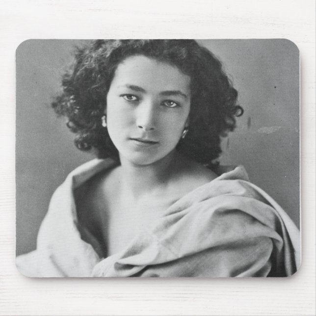Sarah Bernhardt im Kostüm, c.1860 Mousepad (Vorne)