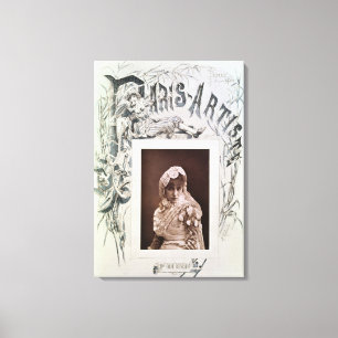 Sarah Bernhardt in der Rolle von Marion Delorme Leinwanddruck