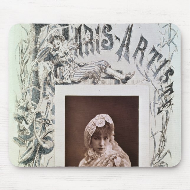 Sarah Bernhardt in der Rolle von Marion Delorme Mousepad (Vorne)
