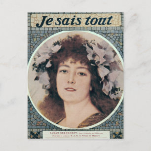 Sarah Bernhardt in Gismonda Postkarte