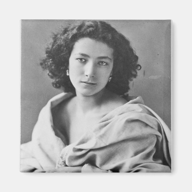Sarah Bernhardt, Kostüm, c.1860 Magnet (Vorne)