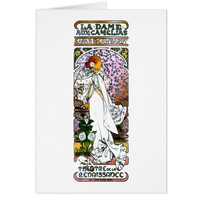 Sarah Bernhardt, La Dame aux Camélias, Mucha Fine (Vorne)