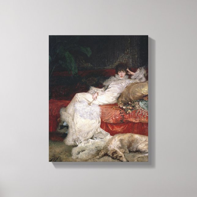 Sarah Bernhardt Leinwanddruck (Vorderseite)