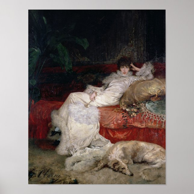 Sarah Bernhardt Poster (Vorne)