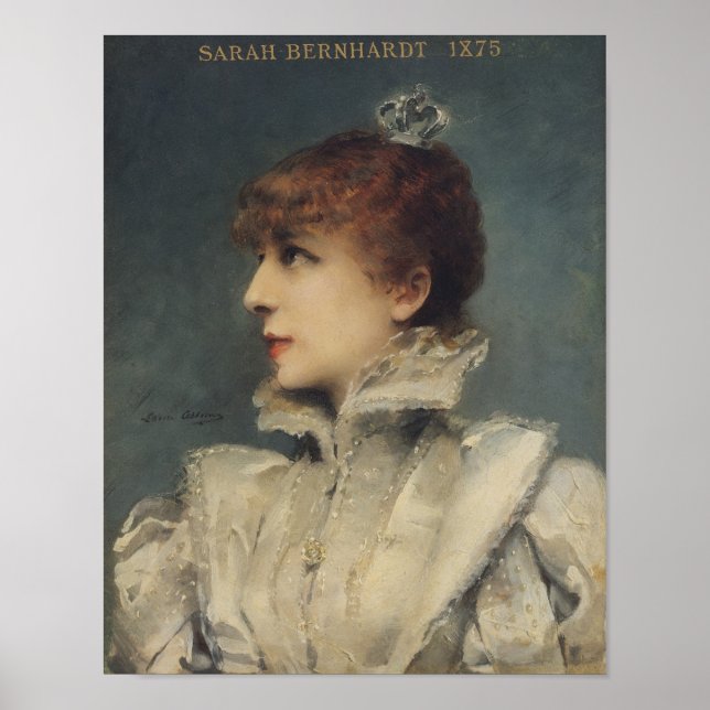 Sarah Bernhardt Poster (Vorne)