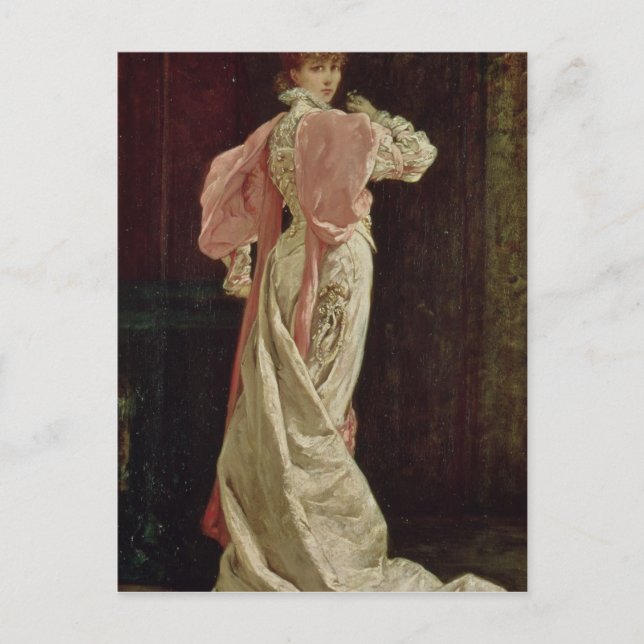 Sarah Bernhardt Postkarte (Vorderseite)