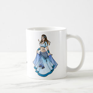 Sarah Blue Bellydancer Tasse