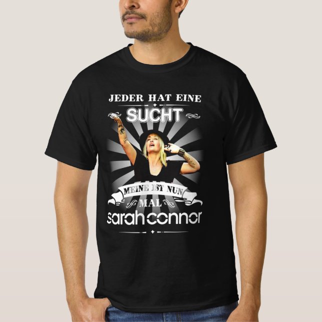 Sarah Connor funnys T-Shirt (Vorderseite)