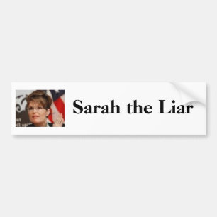 Sarah der Lügner Autoaufkleber