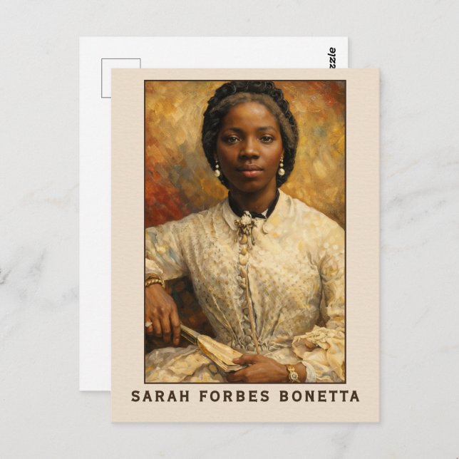 Sarah Forbes Bonetta Portrait Art Postkarte (Vorne/Hinten)