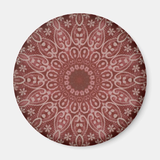 Sarah Lace Mandala Magnet (Vorne)