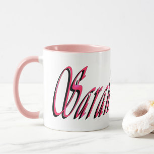 Sarah, Name, Logo, Tasse