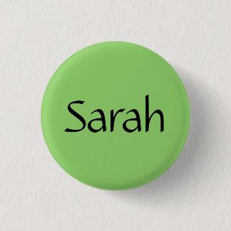 Sarah-Name vom Fernsehshow Waisen-Schwarzen Button