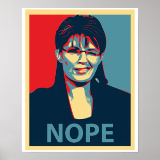 Sarah... Nope Poster