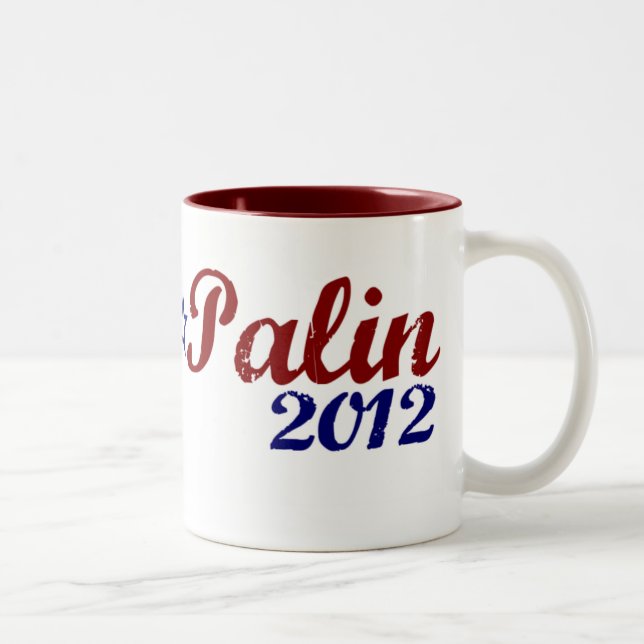 Sarah Palin 2012 Zweifarbige Tasse (Rechts)