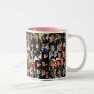 Sarah Palin - Collage Tasse
