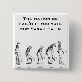 Sarah Palin- Creationist Button